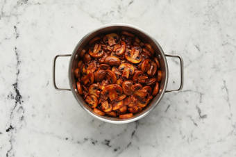 Warm Mushrooms & Toast Baguettes