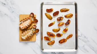 Roast Potatoes & Prep Lobster