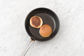 Toast the brioche buns