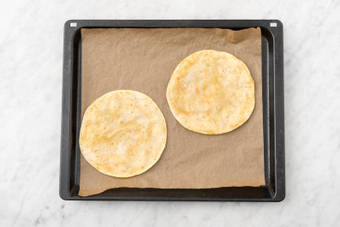 Bake tortillas.