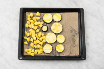 Gemüse im Ofen garen