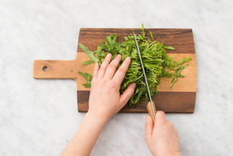 für den rucola-schmand