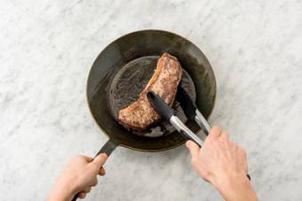 Cook the steak