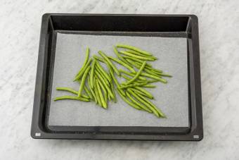 Roast green beans
