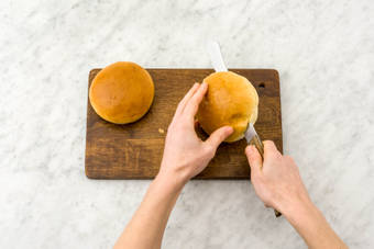 BURGERBRÖTCHEN toasten