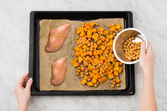 KICHERERBSEN zufügen