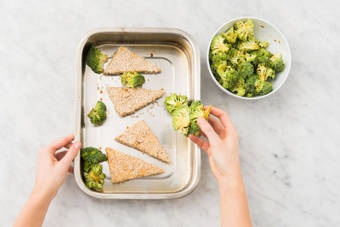 TOFU und BROKKOLI BACKEN