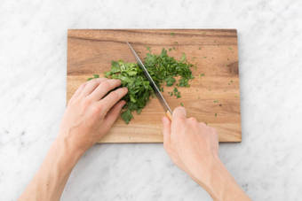 schneiden und reiben