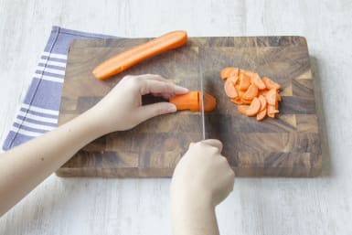 Cut the carrot