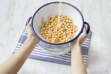 Rinse the chickpeas