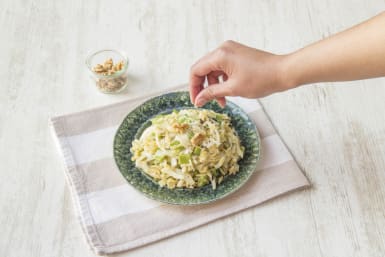Ganeer het gerecht met grana padano