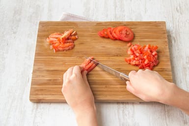 Prep tomatoes