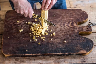 Slice kernels from corn