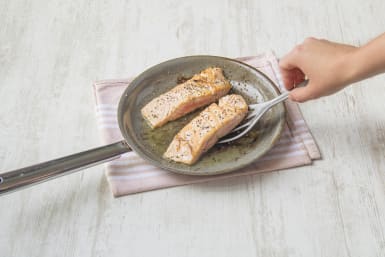 cook the salmon
