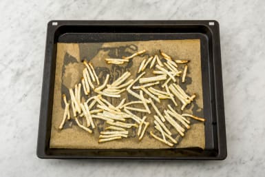 Cook your chips on a baking tray