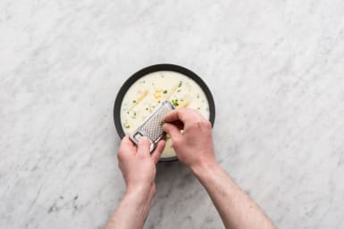 Serveer de maaltijd, eet smakelijk!