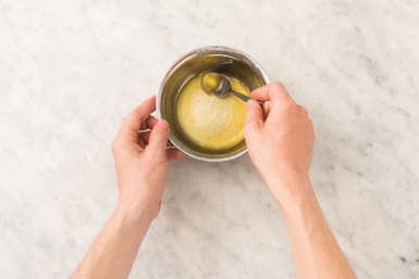 Make the lemon-honey dressing