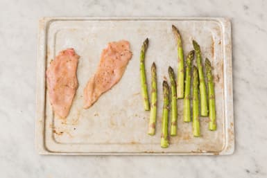 Roast Chicken and Asparagus