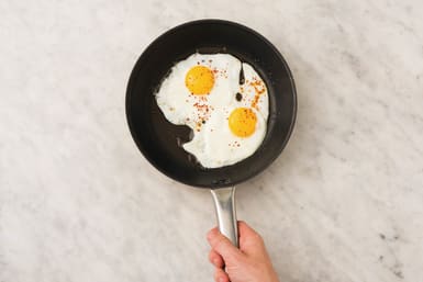 Fry the eggs