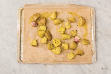 Roast the potatoes