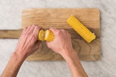 Cook corn