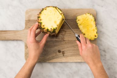 Couper l'ananas
