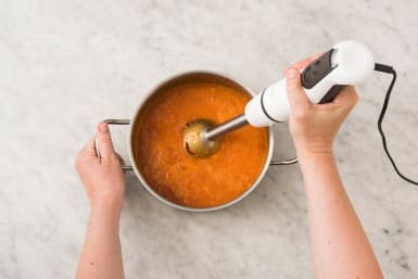 mixer la soupe