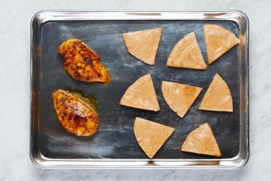 Cook Chicken and Pitas
