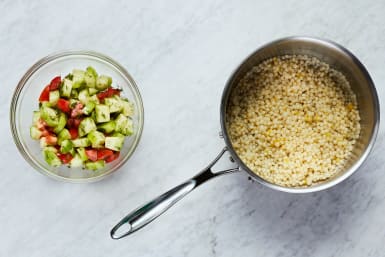 Make Couscous and Salad