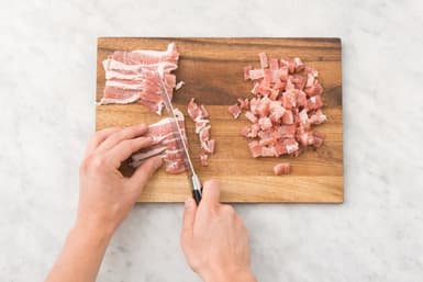 chop bacon