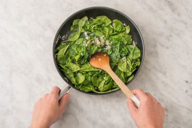 PREP & COOK SPINACH