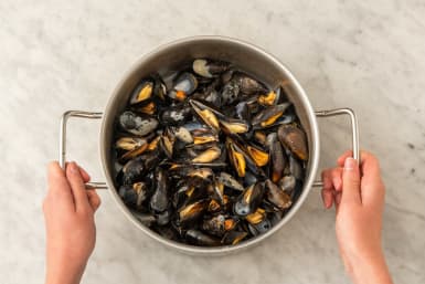 COOK MUSSELS