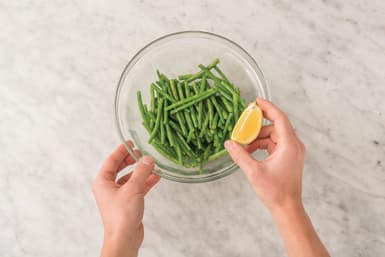 COOK THE GREEN BEANS