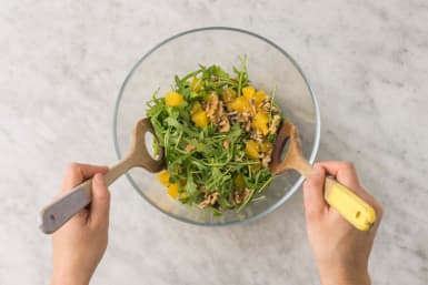 Förbered sallad