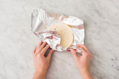 Réchauffer les tortillas