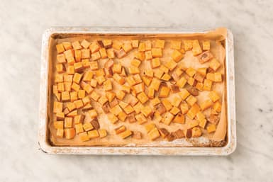 Roast the sweet potato