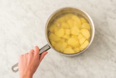 Cook the potato