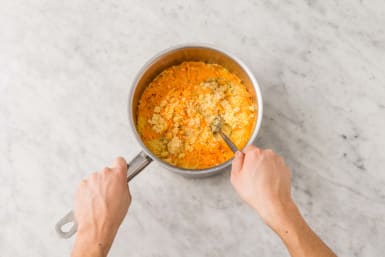 Make the carrot couscous