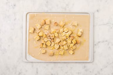 Bake the croutons