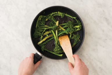 Cook the baby broccoli
