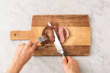 Préparer la tagliata