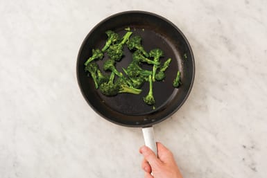 Cook the broccolini