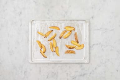 Crispy Duck Tacos, Plum Sauce & Wedges Recipe | HelloFresh