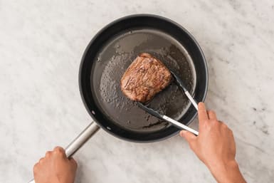 Cook the steak