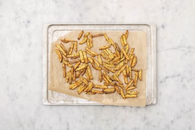 Bake the fries
