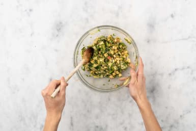Préparer la salade