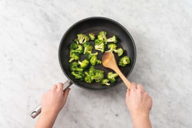 Cook broccoli