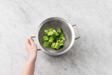 Blanch broccoli