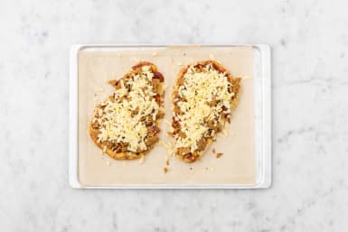 Naanpizza bakken