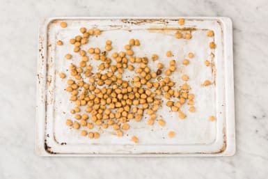 Broil chickpeas